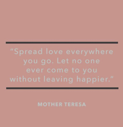 Mother Teresa Love Quote